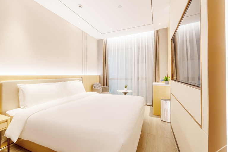 Bedroom 2, Hotel Yating (Estação de Metrô Nanshan, Cidade Costeira de Shenzhen), Shenzhen