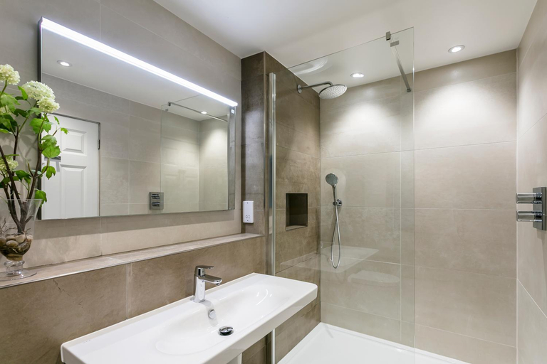 Bathroom 3, The Lodge Rooms @ Carus Green, Cumbria