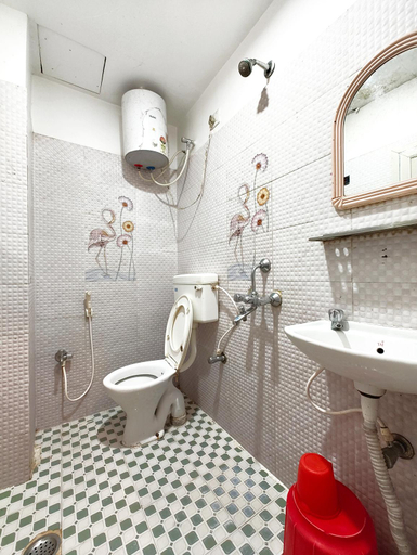 Bathroom, Goroomgo Shree Bhumi Near Light House Sea Beach Puri, Puri