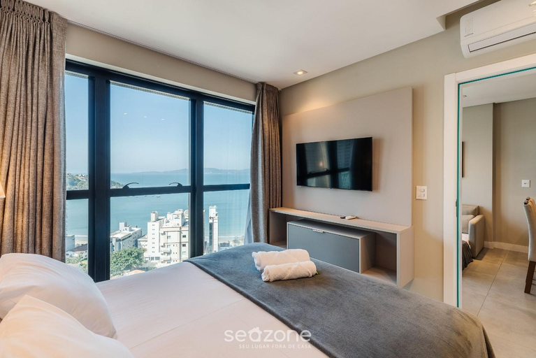 Bedroom 3, MHFs - Apts Variados em Predio com Vista para o Mar em Itapema, Itapema