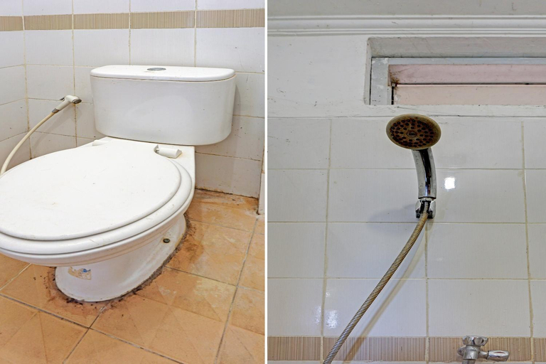 Bathroom, SPOT ON 92374 Penginapan Rusunawa, Malang