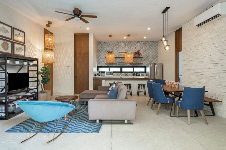 Living area 2, Manor Tulum, Cozumel