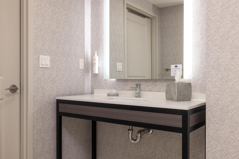 Bathroom 4, Hampton Inn & Suites Portsmouth Downtown, Rockingham