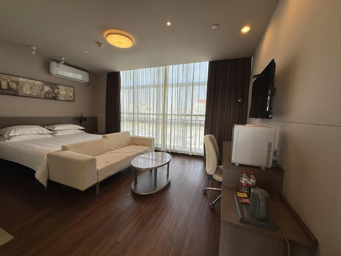 Bedroom 2, Jinjiang Inn Select Ningbo Hangzhouwan Bridge, Ningbo