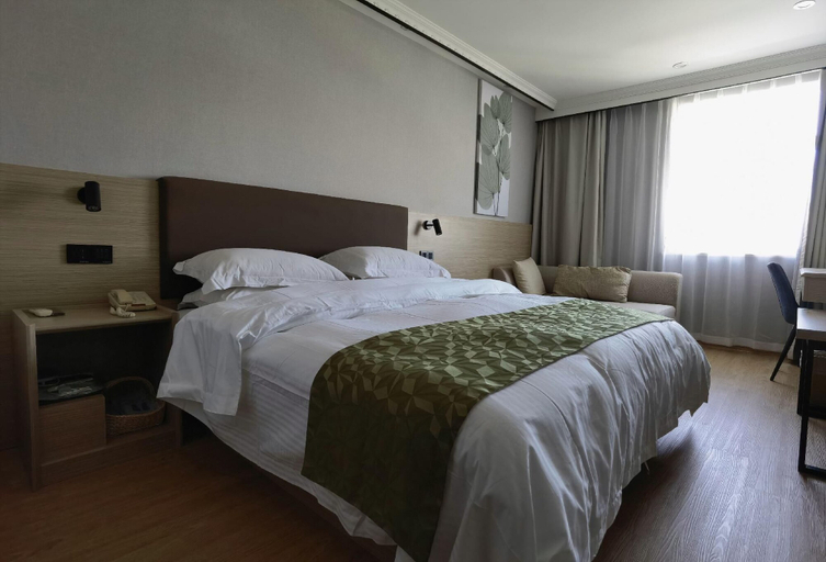 Bedroom 2, Greentree Inn Shanghai Car Piers Studio Beisong Ro, Shanghai
