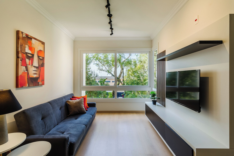 Living area, Cozy and Well-located Apartment in POA - Rfa303, Porto Alegre