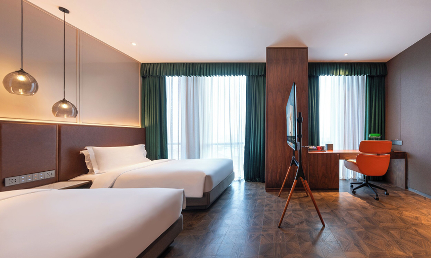 Bedroom 2, Novotel Shanghai Baoshan Jiusi, Shanghai