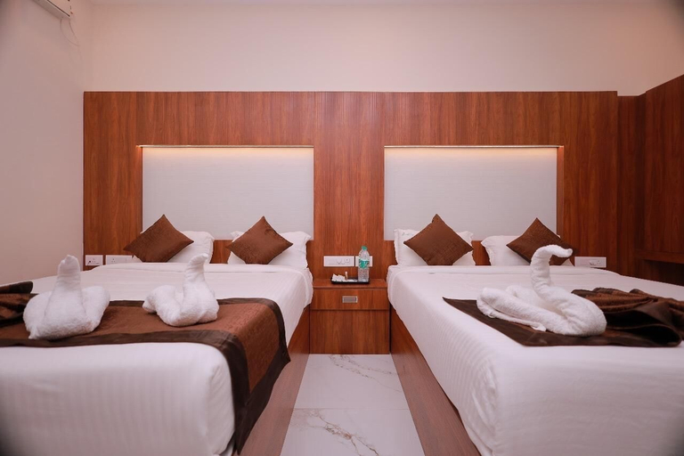 Bedroom 3, Hotel Sahaya Arasi, Kanniyakumari