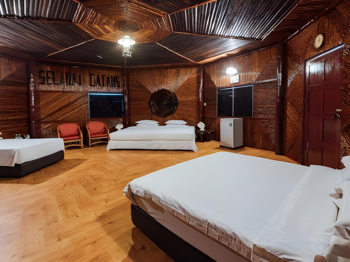 Bedroom 3, Dragon Inn Floating Resort Semporna, Semporna