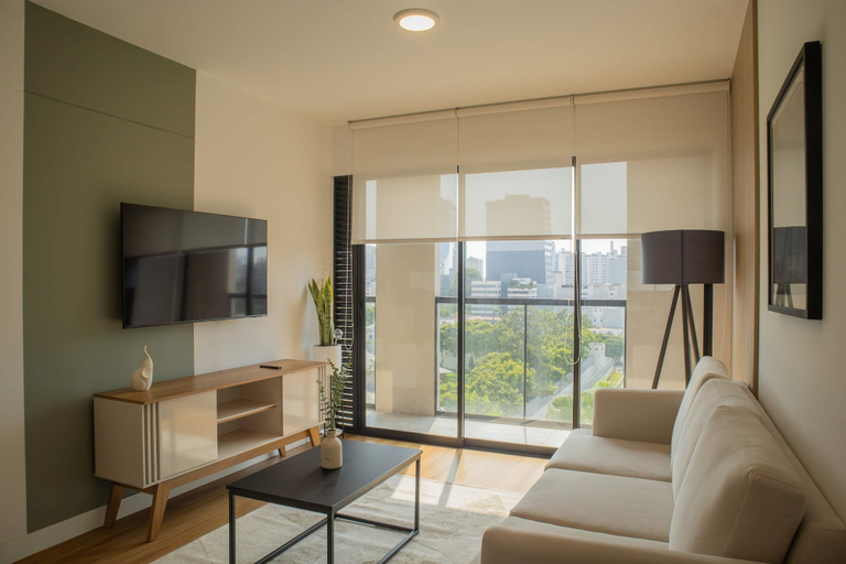 Room 2, w Atonishing 1BR w Great Deco in San Isidro, Lima