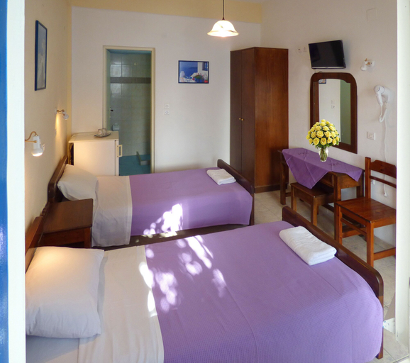 Bedroom 2, Anna Maria Rooms, South Aegean