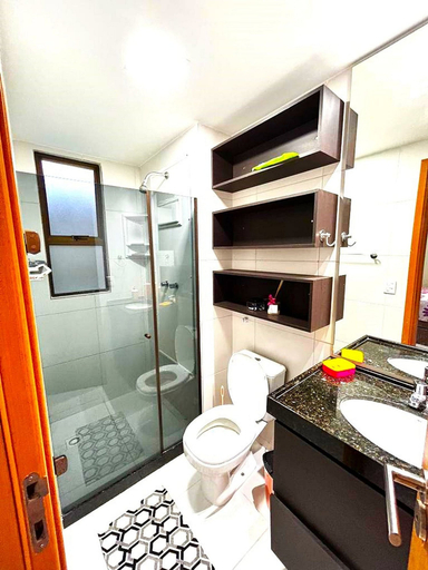 Bathroom, Flat Mana Beach Experience - Muro Alto, Ipojuca