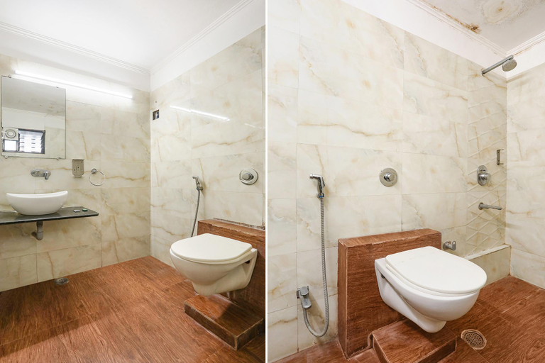 Bathroom, FabHotel Darshan Tower - CA Road, Nagpur