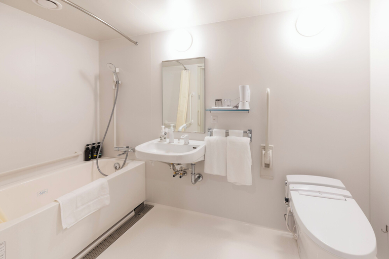Bathroom 5, Sotetsu Fresa Inn Hiroshima, Hiroshima