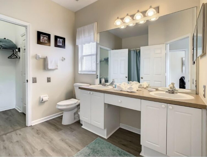 Bathroom 4, Resort-Style Villa | Pool, Spa & Game Room!, Osceola