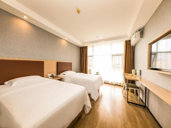 Bedroom 2, GreenTree Inn HeFei BinHu New District Exhiibition Centre Quanhe Road Express Hotel, Hefei