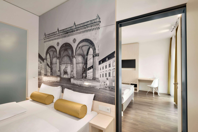 Bedroom 4, Super 8 by Wyndham Munich City North, München