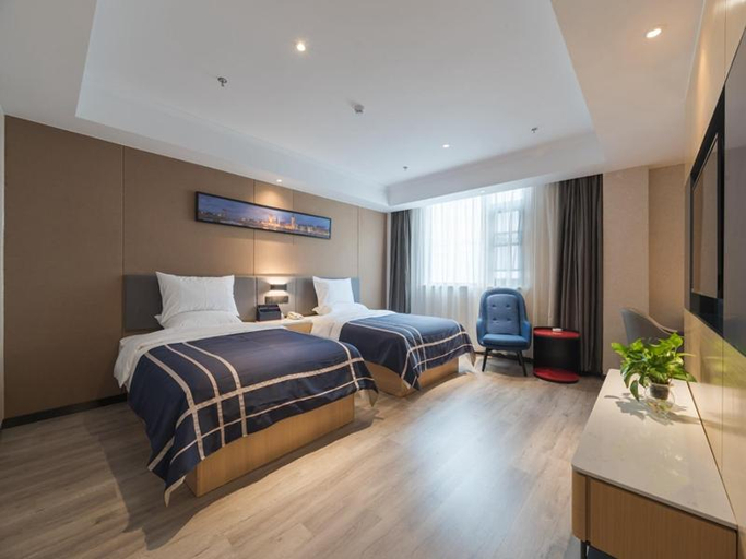 Bedroom 2, LANOU Hotel Wuxi Anzhen East High-Speed Railway Station, Wuxi