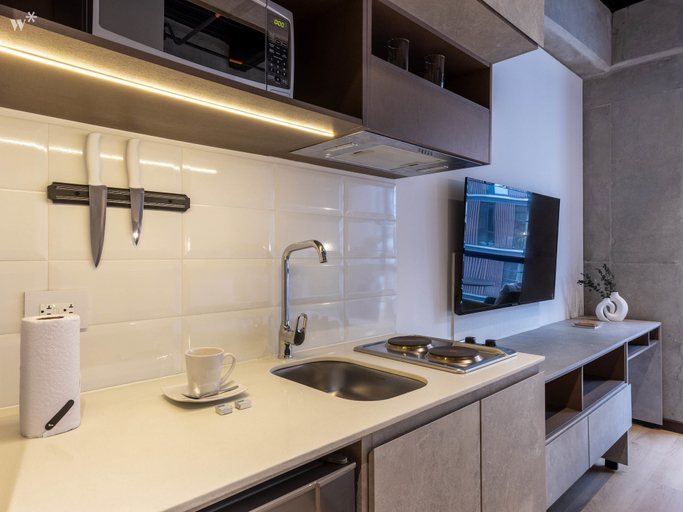 Room 4, w Cozy 2BR in Parque Virrey, Santafé de Bogotá