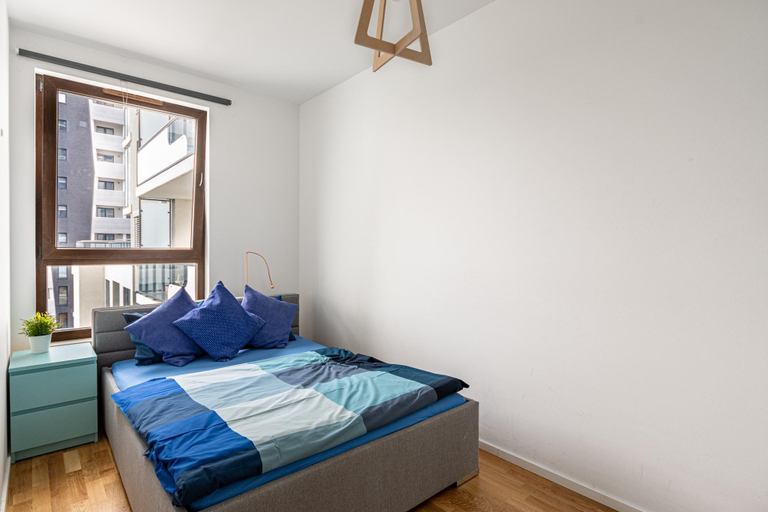 Bedroom, Apartament OdraTower (wroc4night) + free parking, Środa Śląska
