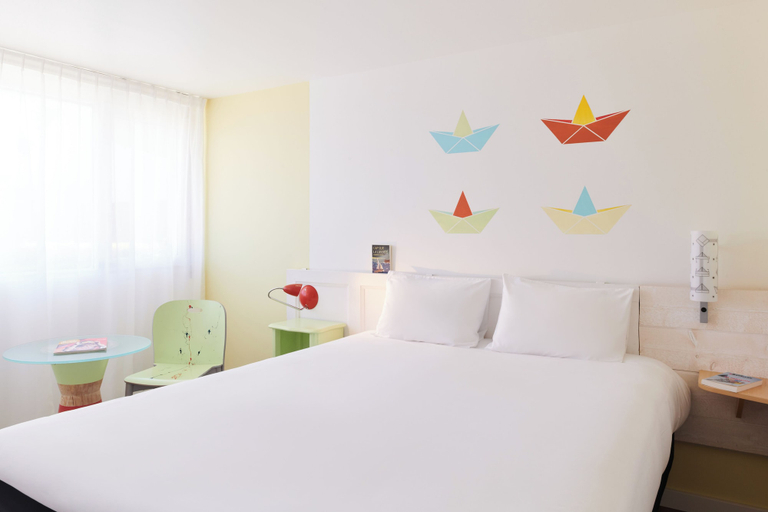 Bedroom 2, Greet hotel Saint Nazaire Trignac, Loire-Atlantique