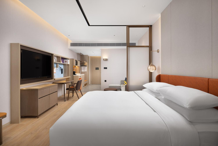 Bedroom 2, Home2 Suite by Hilton Dongguan Shipai, Dongguan