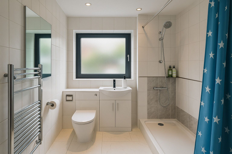 Bathroom, 2 Bedroom Accessible Step-Free Central, Sefton