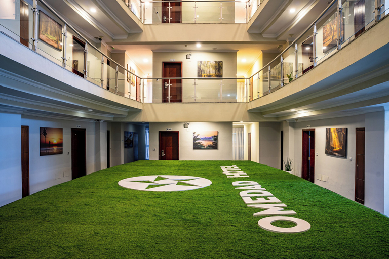 Interior entrance