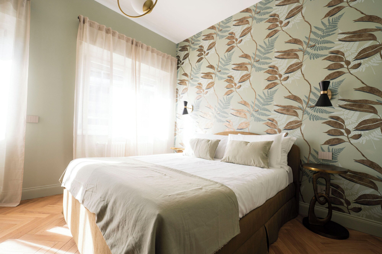 Bedroom, Terrace Apartment Monte del Gallo, Rome