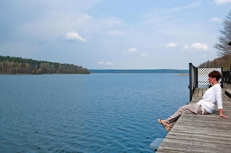 View from property 3, Holiday Home in Drewitz With a Shared Pool, Mecklenburgische Seenplatte