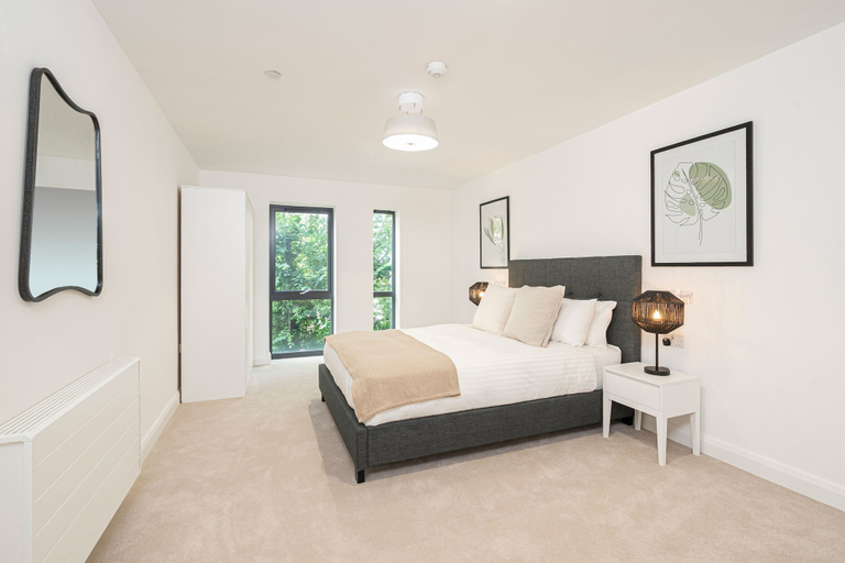 Bedroom 2, The Modern Nest Over 65s Retreat, Surrey
