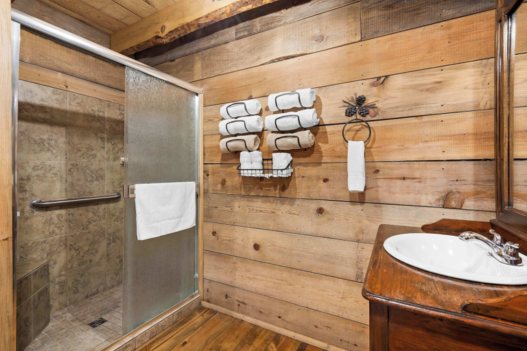 Bathroom, Antlers Point - Cabin for 4, Taney