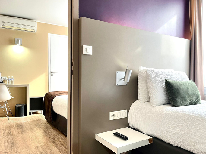 Bedroom 3, Logis Hôtel et Spa Le Renard, Marne