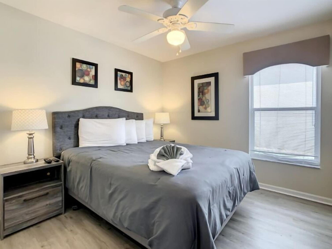 Bedroom 3, Resort-Style Villa | Pool, Spa & Game Room!, Osceola