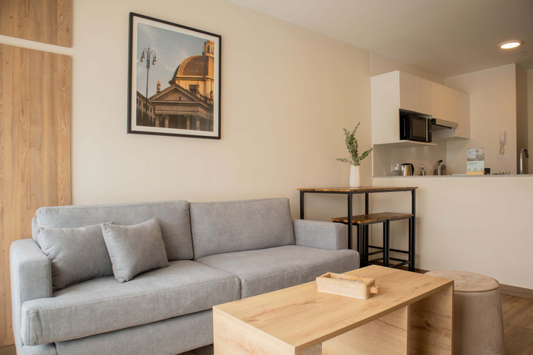 Room 2, w Elegant 1BR Retreat in the Heart of San Isidro, Lima