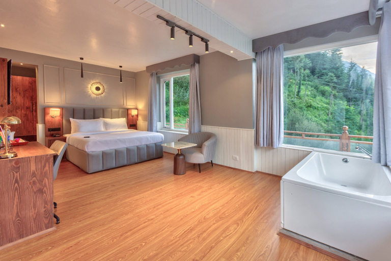 Bedroom 3, Ekaanth by Paradise Chateau, Kullu