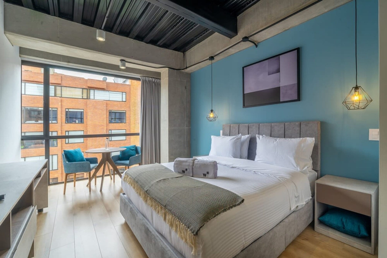 Room 1, w Wonderful 2BR in Parque Virrey, Santafé de Bogotá