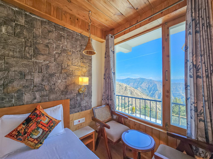 Bedroom 2, Jomotel Dayar - An Apple Orchard Villa, Shimla