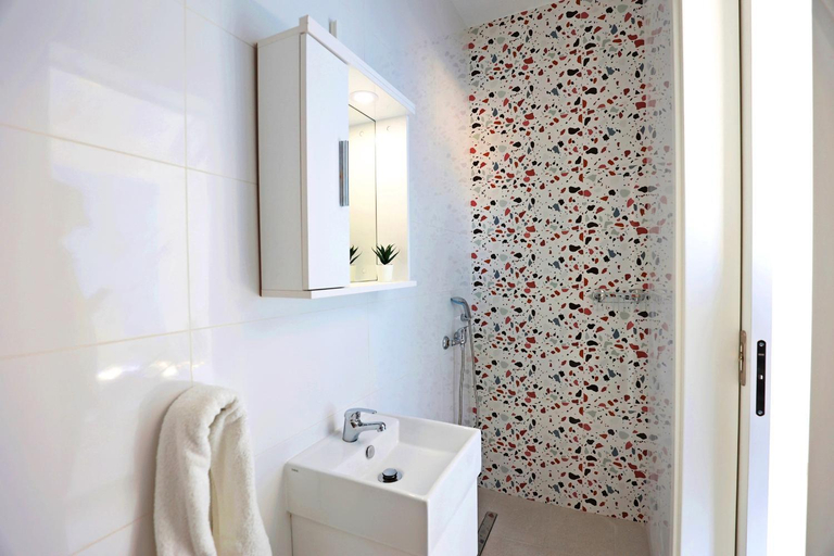 Bathroom 4, XENOS VILLA 6 With a private pool near the sea, South Aegean