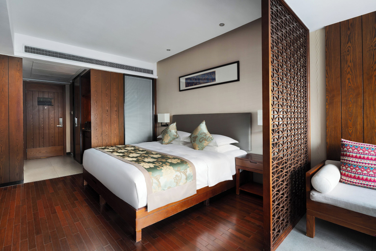 Bedroom 2, SSAW Boutique Hotel Hangzhou Wulin plaza Yefeng Modern Center, Hangzhou