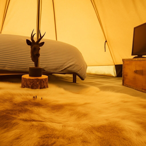 Room 4, Cozy Wigwam With Heating & tv, Anglesey