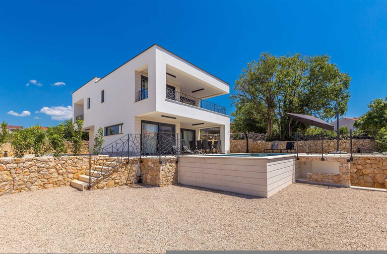 Exterior & Views 2, Villa DEI Tramonti With Private Pool, Krk