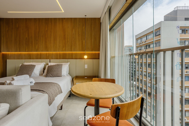 Bedroom 3, Studio in Condominium With Pool in Paraiso Zah0811, São Paulo