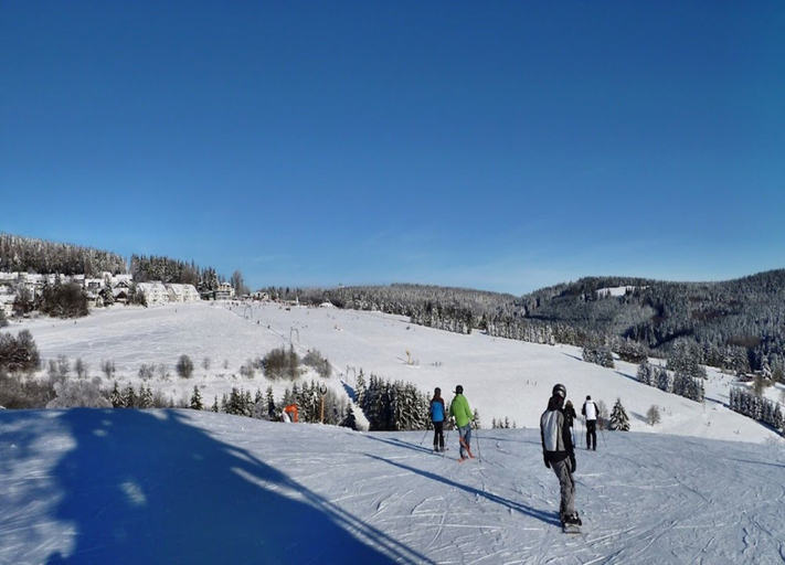 View from property 2, Modern Apartment in Neuastenberg Directly on a ski Area, Hochsauerlandkreis