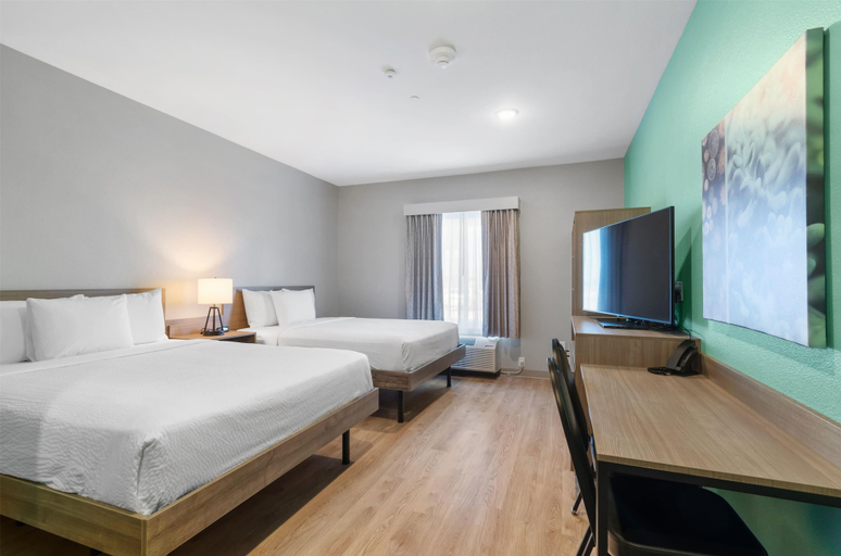 Bedroom 4, ECHO Suites Extended Stay by Wyndham Houston Katy West, Fort Bend