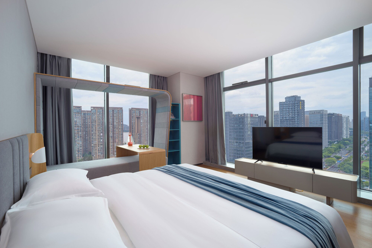 Bedroom 3, Pagoda Design Hotel Hangzhou Binjiang CBD, Hangzhou