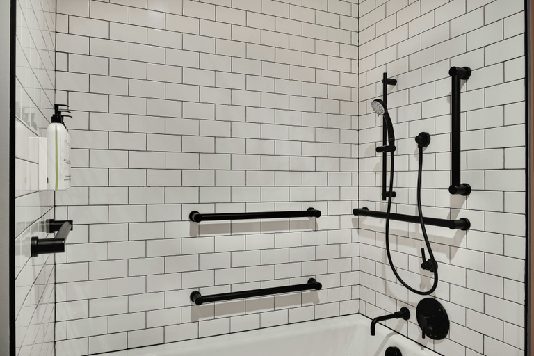 Bathroom 4, Moxy Charlotte Downtown, Mecklenburg