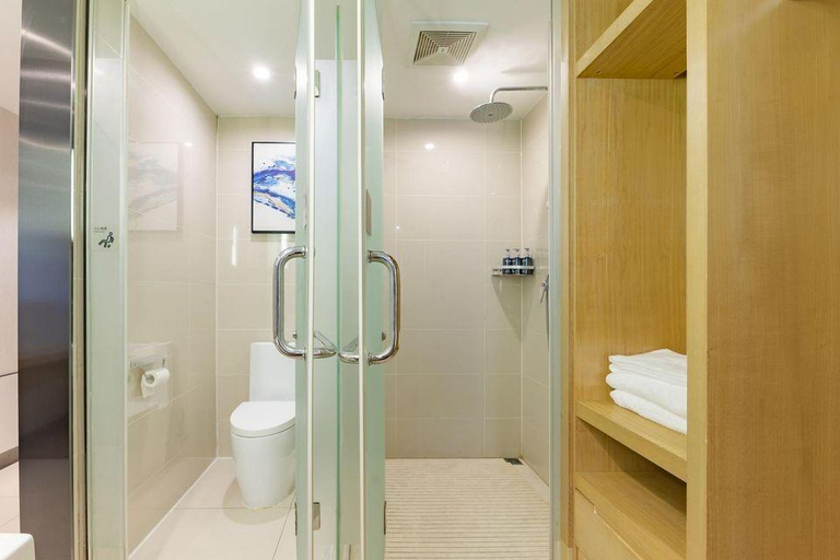 Bathroom 3, Echarm Hotel Hefei Binhu Exhibition Center, Hefei