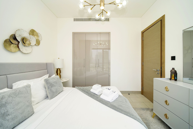 Bedroom 2, PVH - Tranquil 1BR - Sobha Waves, Dubai