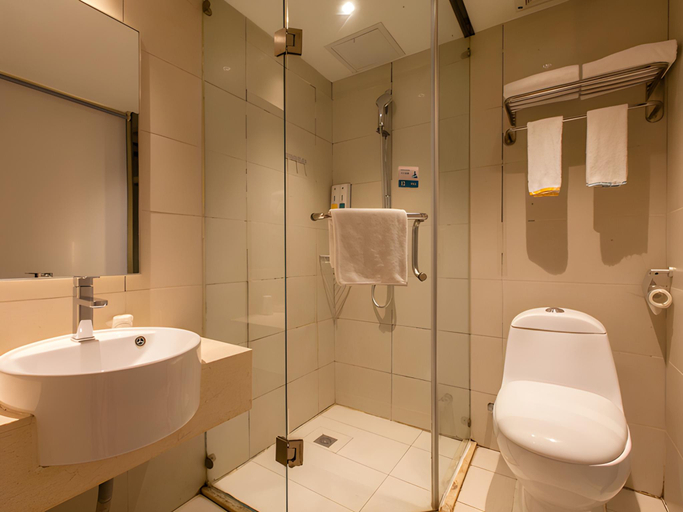 Bathroom 3, City Comfort Inn Wuhan Int Expo Cent Maying Metro, Wuhan